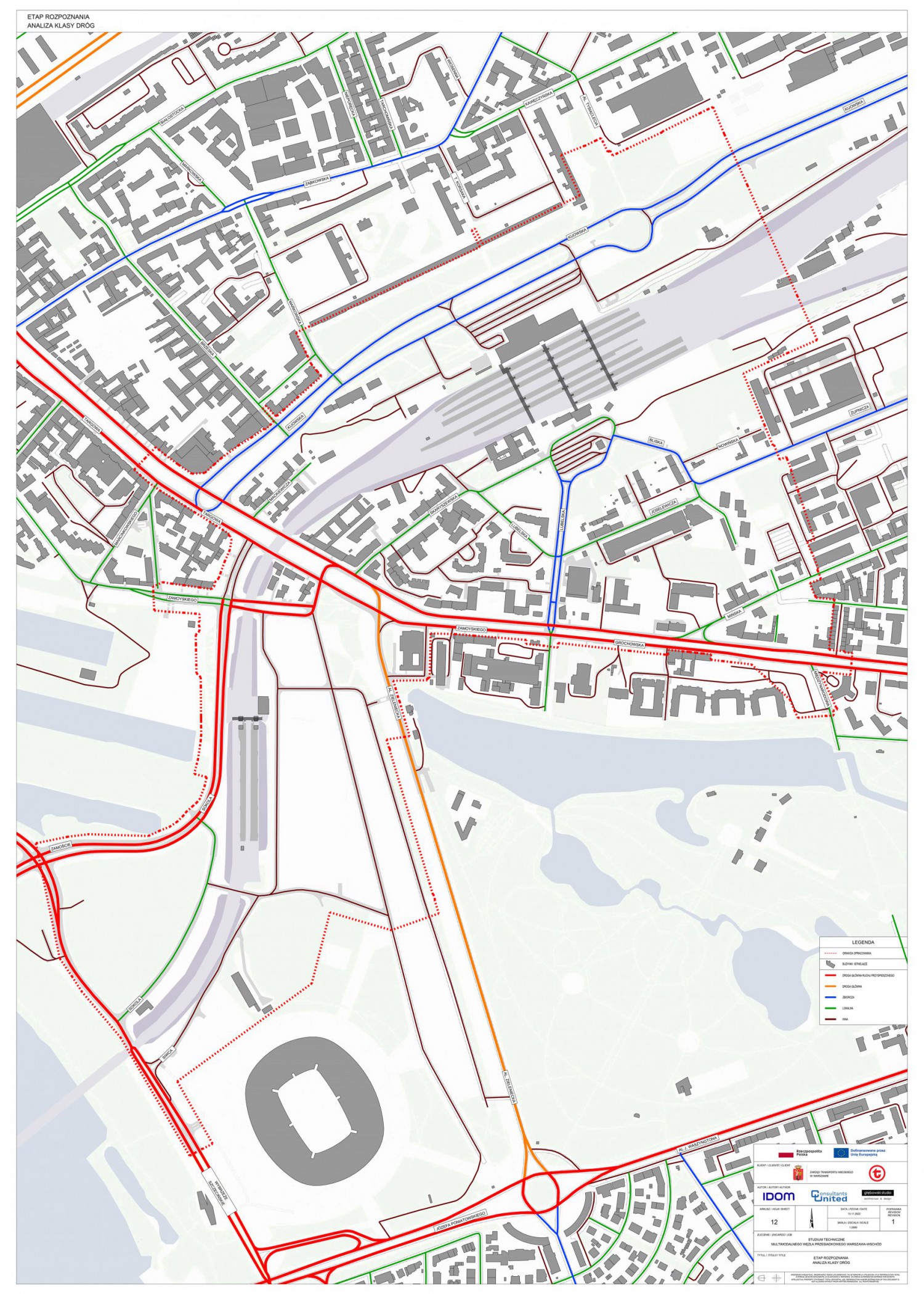 <div id="klasyfikacjaistniejacych" class="fg-caption-title">Obszar analiz w ramach projektu na którym przedstawiono klasyfikację istniejących dróg</div> Obszar analiz w ramach projektu na którym przedstawiono klasyfikację istniejących dróg