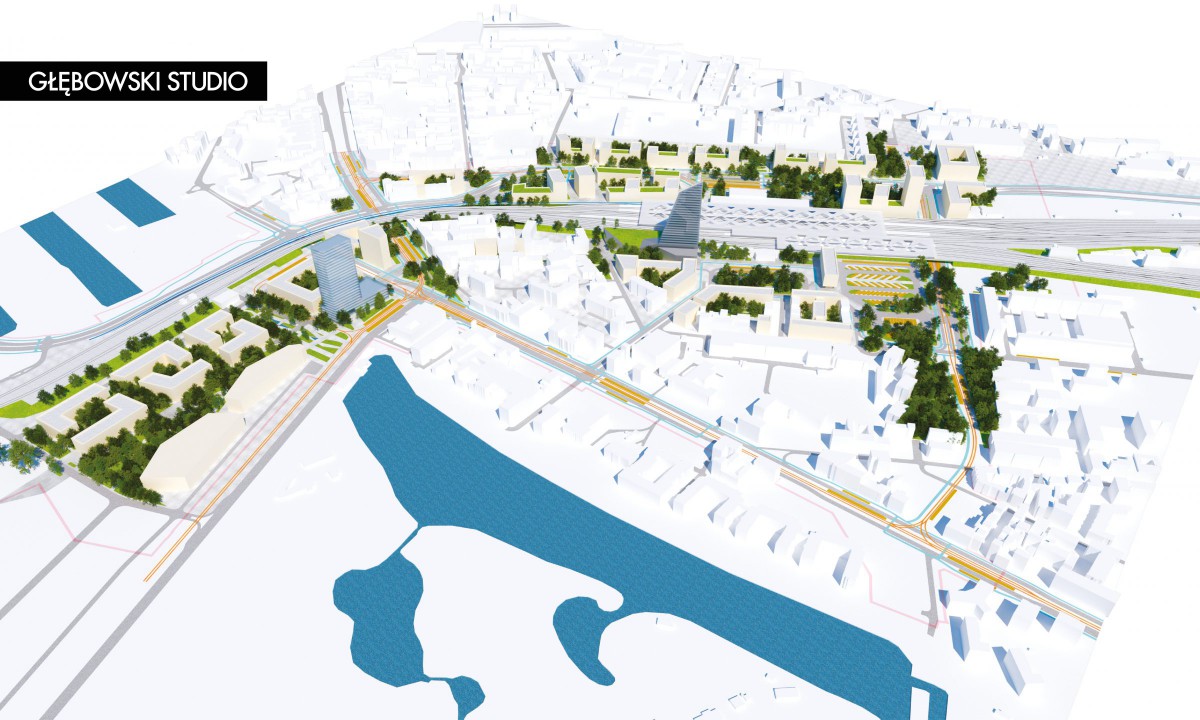 <div id="pln22" class="fg-caption-title">Obszar koncepcji - widok w kierunku północnym, wariant W22</div> Obszar koncepcji - widok w kierunku północnym, wariant W22